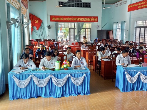 Kỳ họp thứ Bảy HĐND xã Bình Hòa khóa IX, nhiệm kỳ 2021 – 2026